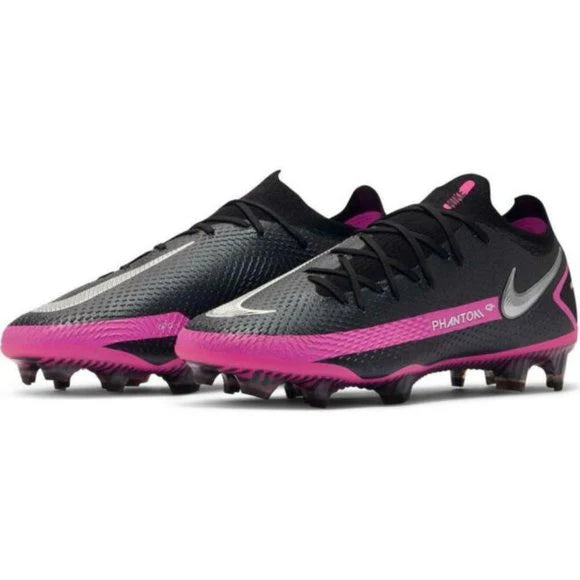 Nike Phantom GT Elit FG Mens Soccer Cleats Black Grey