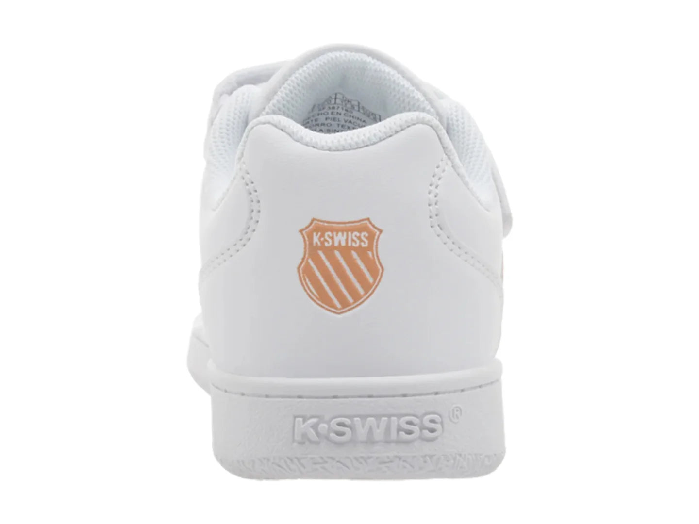 Tenis K Swiss Mike Blanco y Oro Rosa para Niña