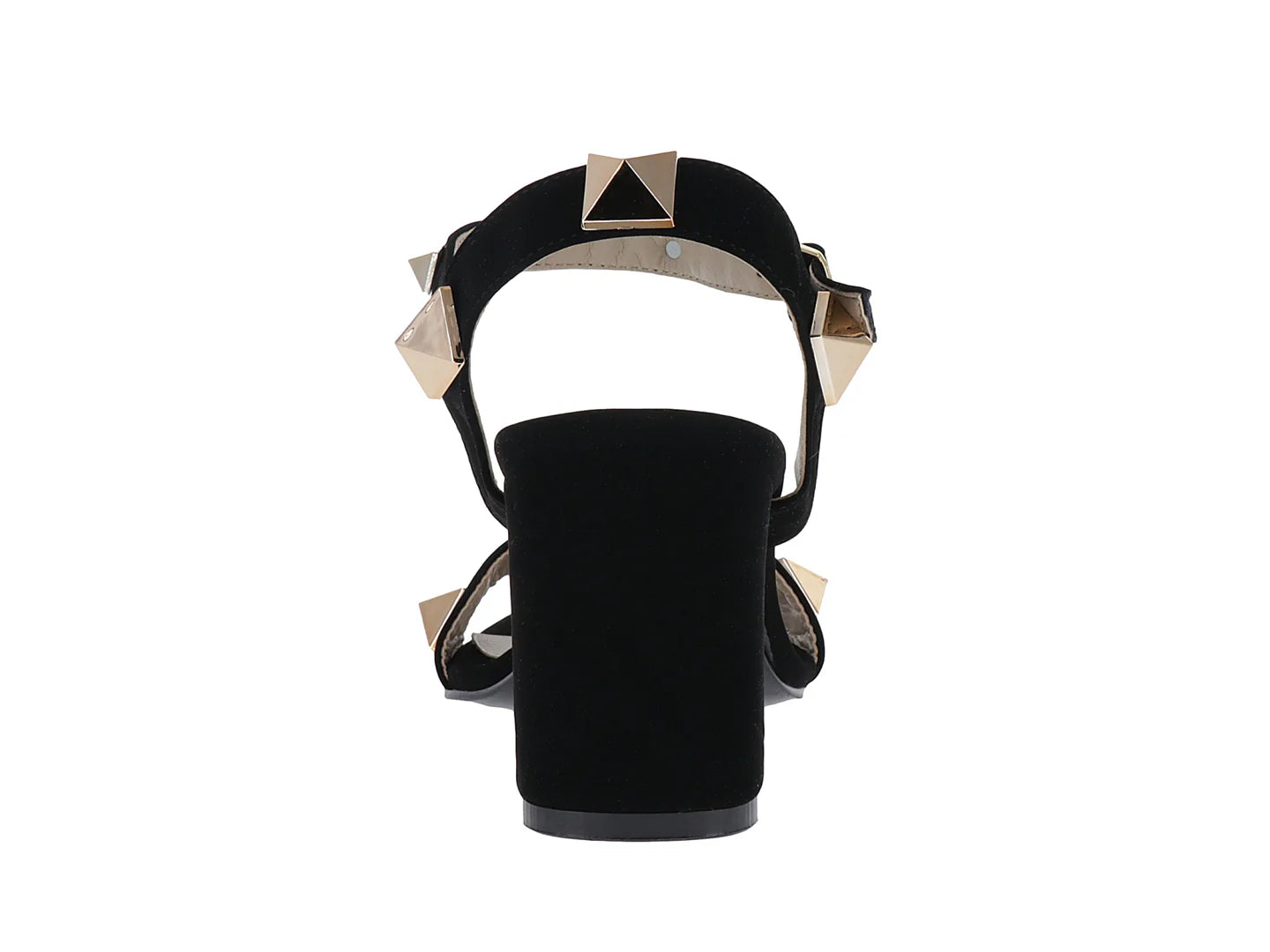 Sandalias de Tacón Luna Rosa Negro para Mujer