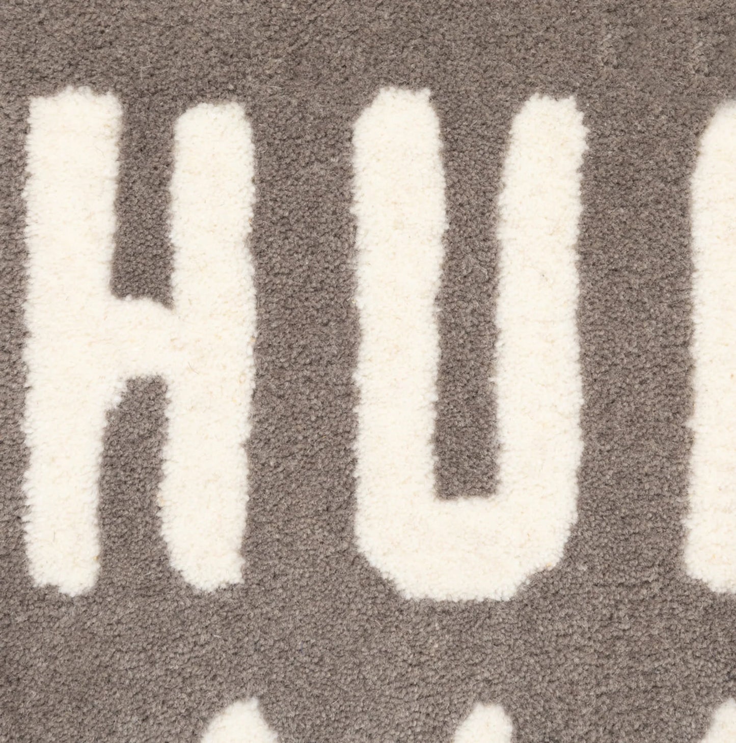Heart Rug Medium Gray