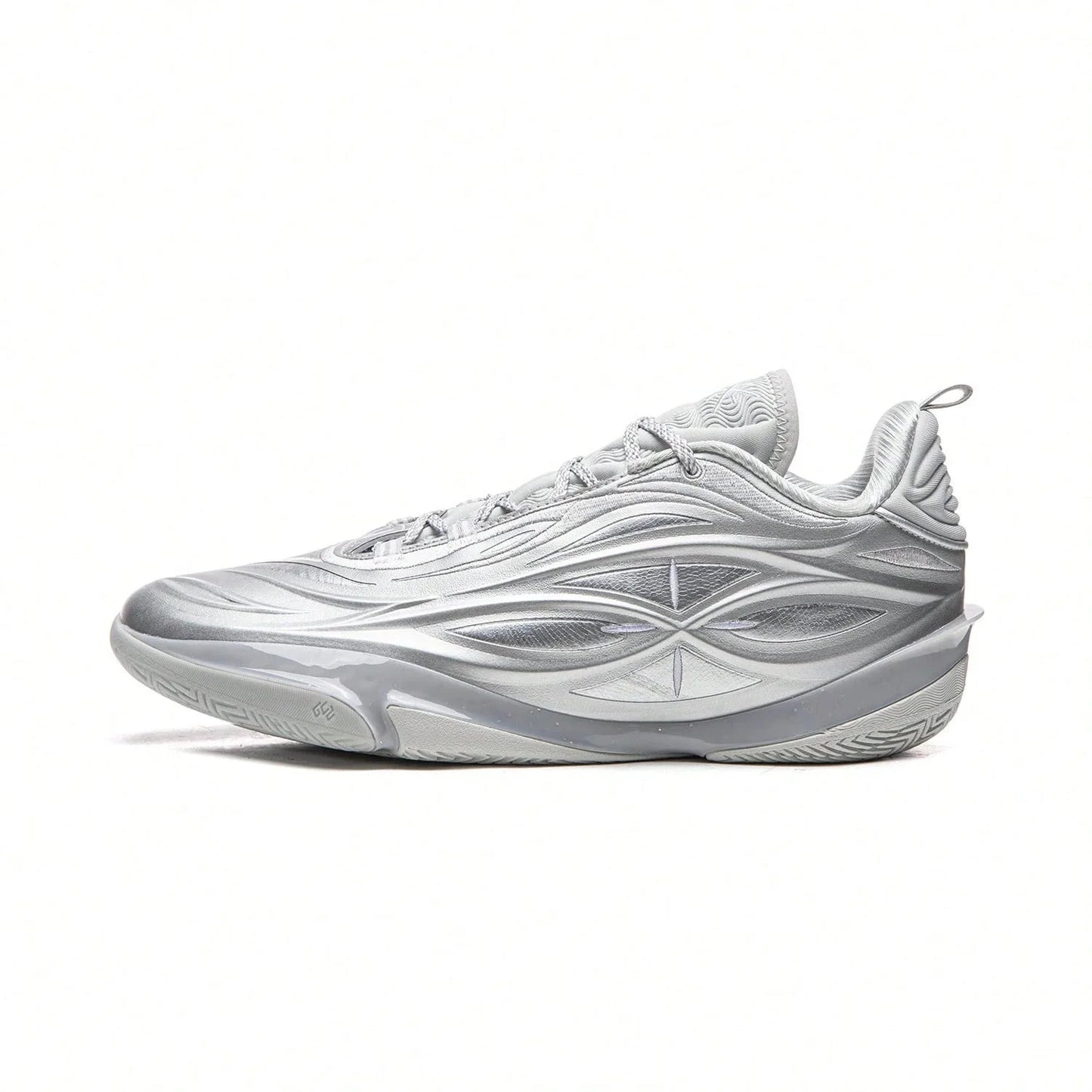 Tênis Li Ning Wade 808 5 Ultra V2 Silver Flash