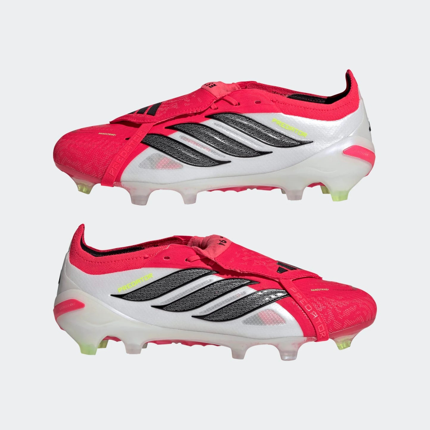 adidas Predator Elite Fold Over Tongue FG Firm Ground Mens Soccer Cleats Lucid Red Black White