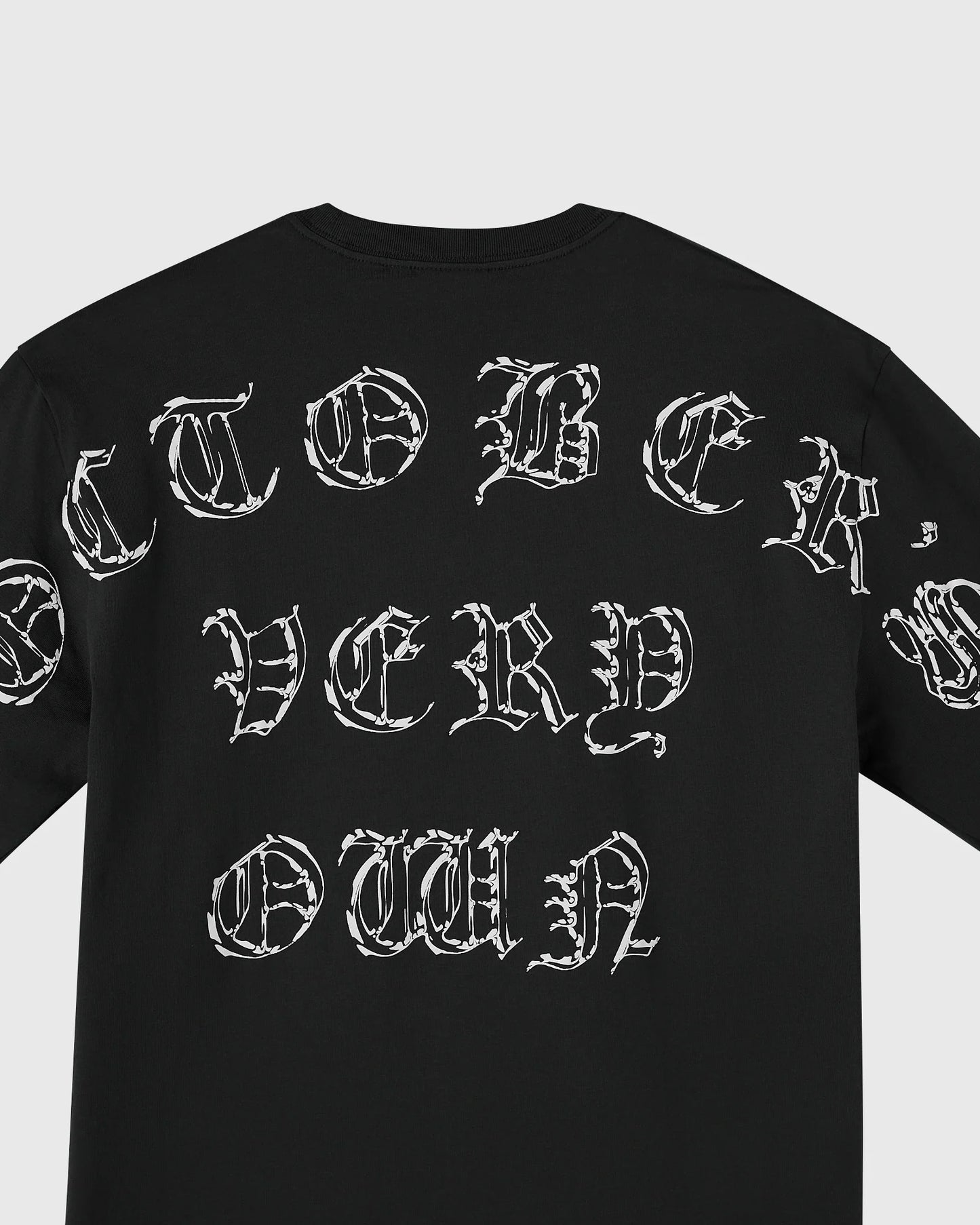 6 Gold Long Sleeve Tee Black