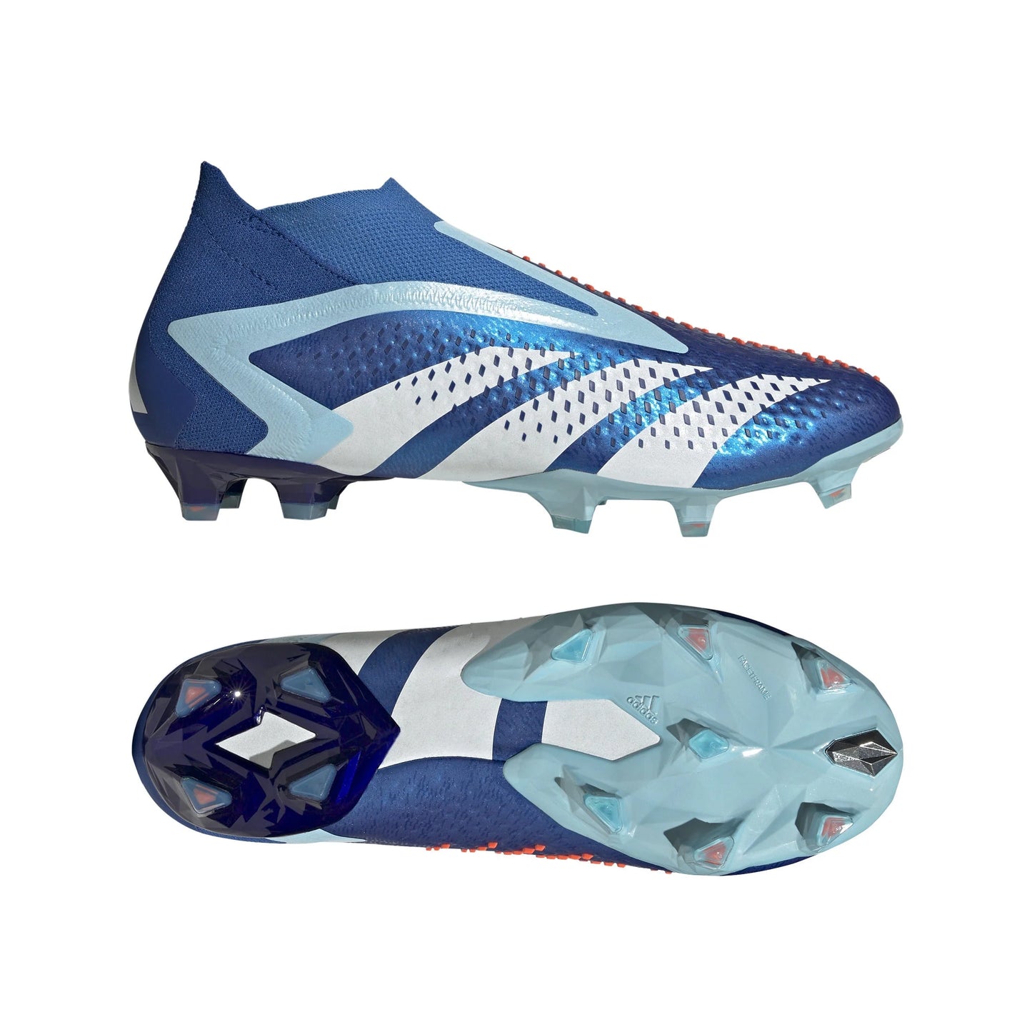 adidas Predator Accuracy FG Firm Ground Soccer Cleats Bright Royal Cloud White Bliss Blue