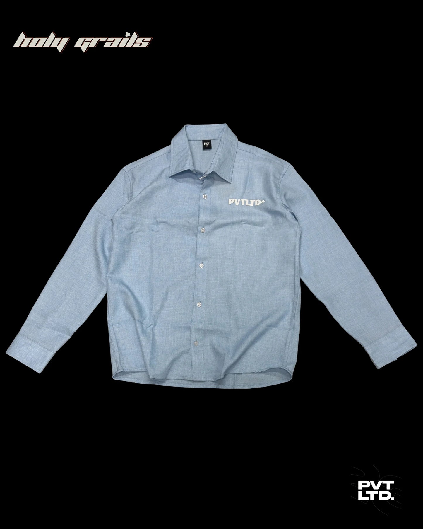 Sky Blue Linen Shirt HG x Pvt Ltd