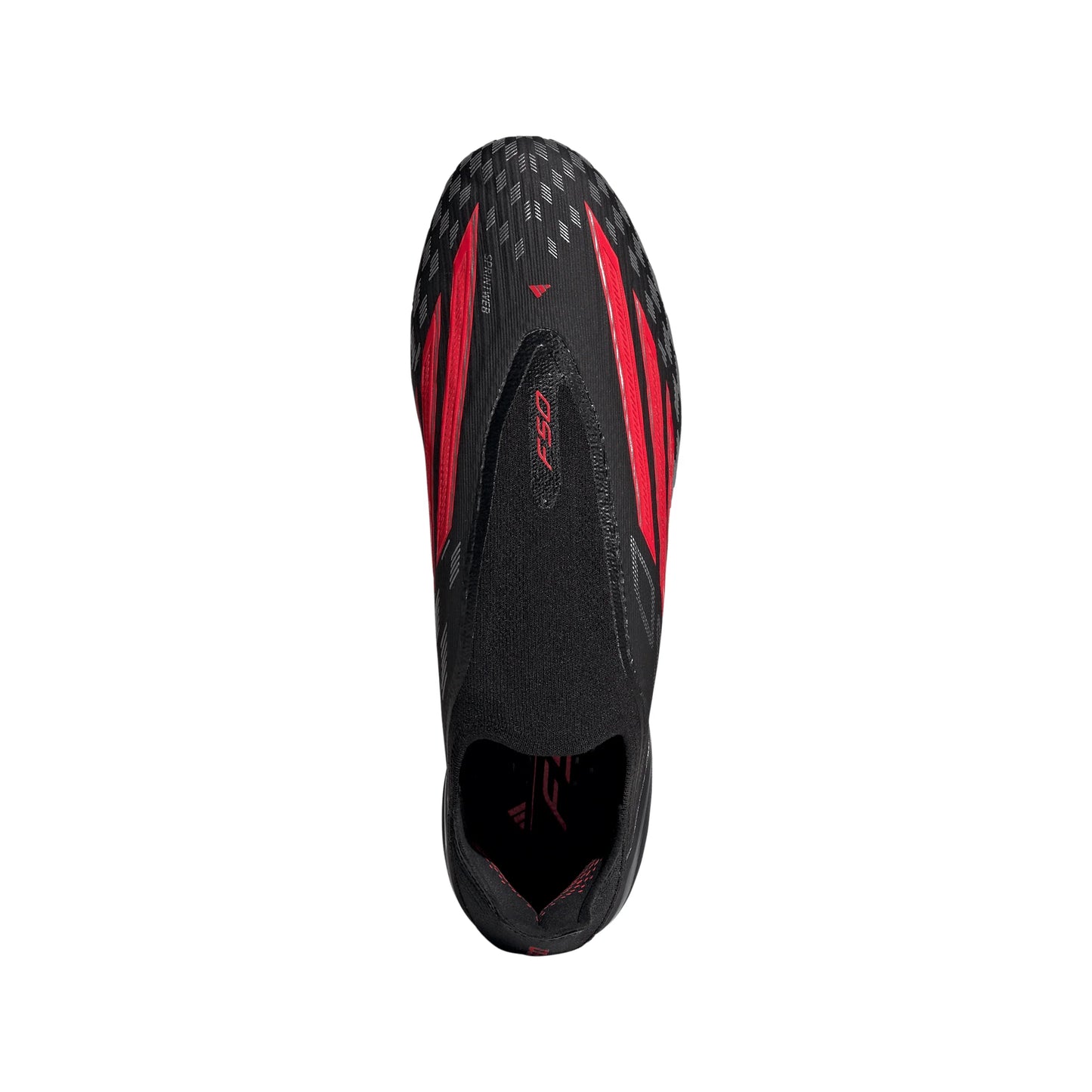 adidas F50 Elite Laceless FG Firm Ground Mens Soccer Cleats Black Red