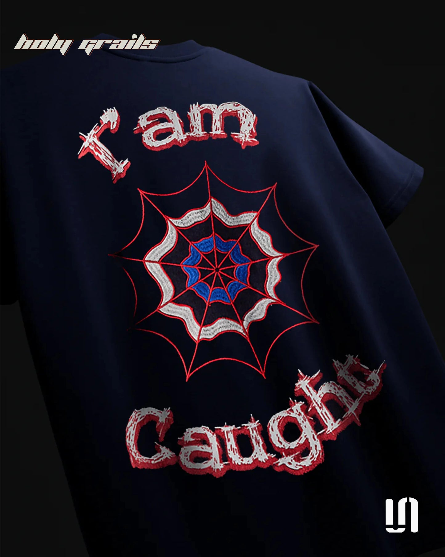 Webbed Up Navy Blue Tee HG x Sullitt
