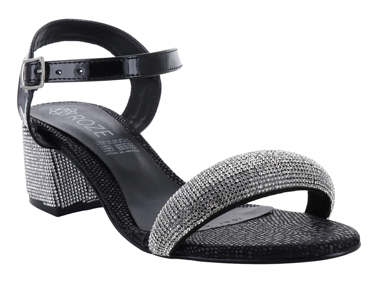 Zapatillas de Fiesta ROZE Color Negro para Mujer