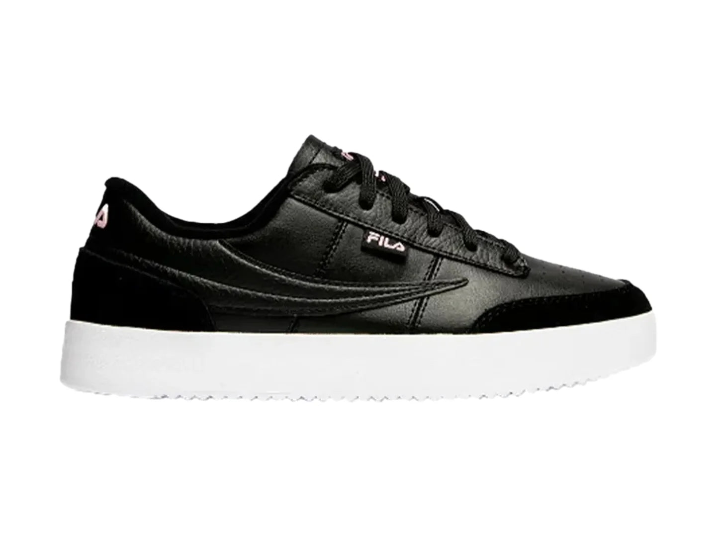 Tenis FILA Royalton Negro y Coral para Mujer