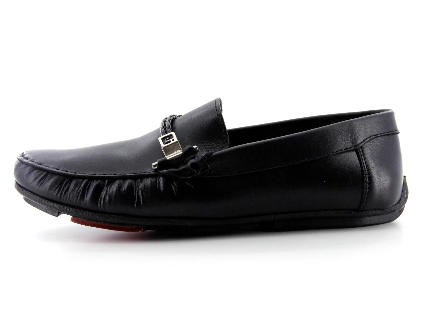 Zapatos Mocasines ALCBAL de Cuero Napa Negro