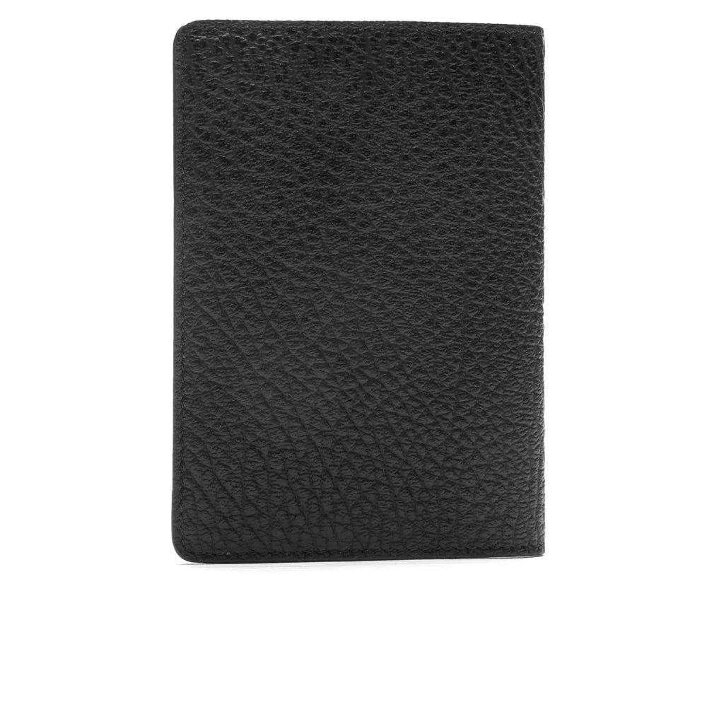 Four Stitches Passport Holder Black