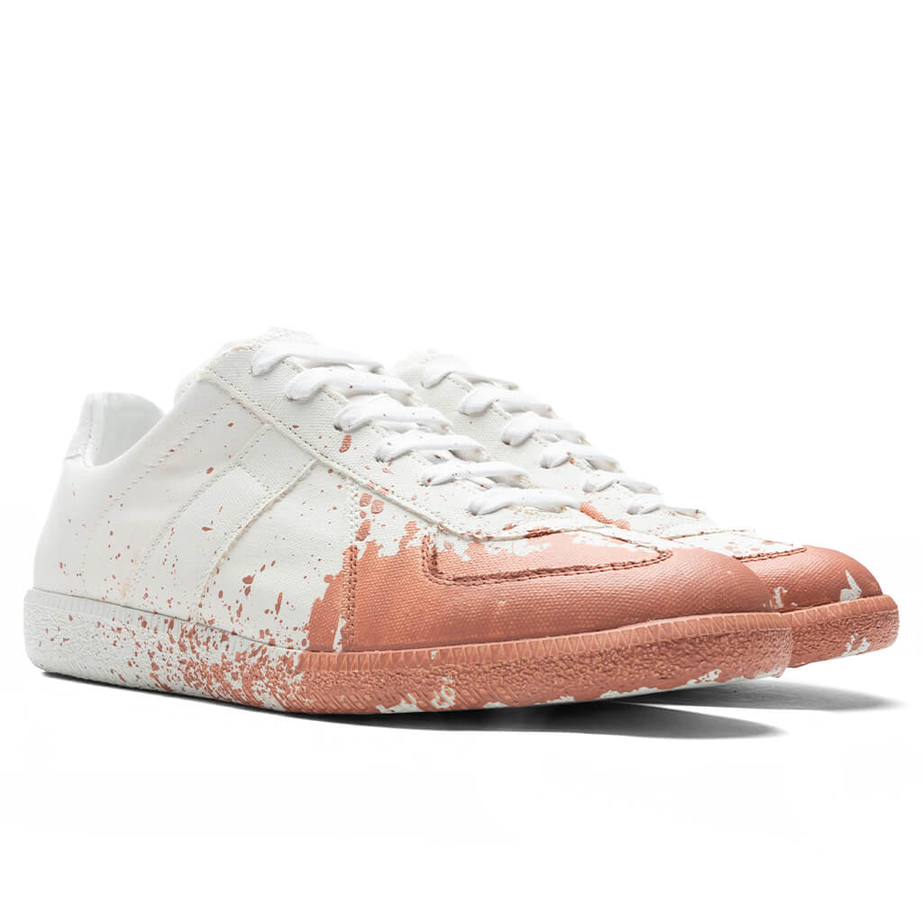 Replica Paint Splatter Sneakers White Coquille