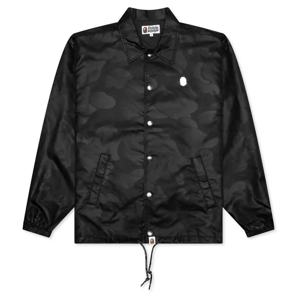 Ink Camo Coach Jacket Black