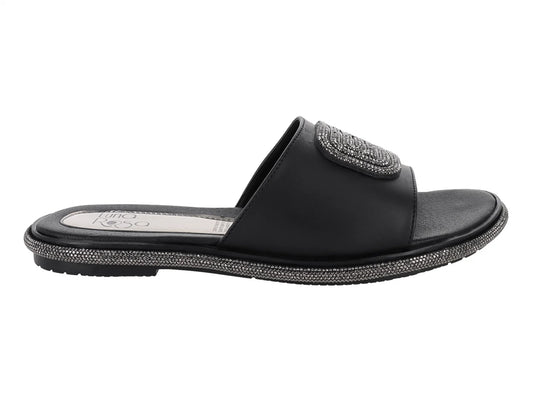 Sandalias Luna Rosa Negro para Mujer