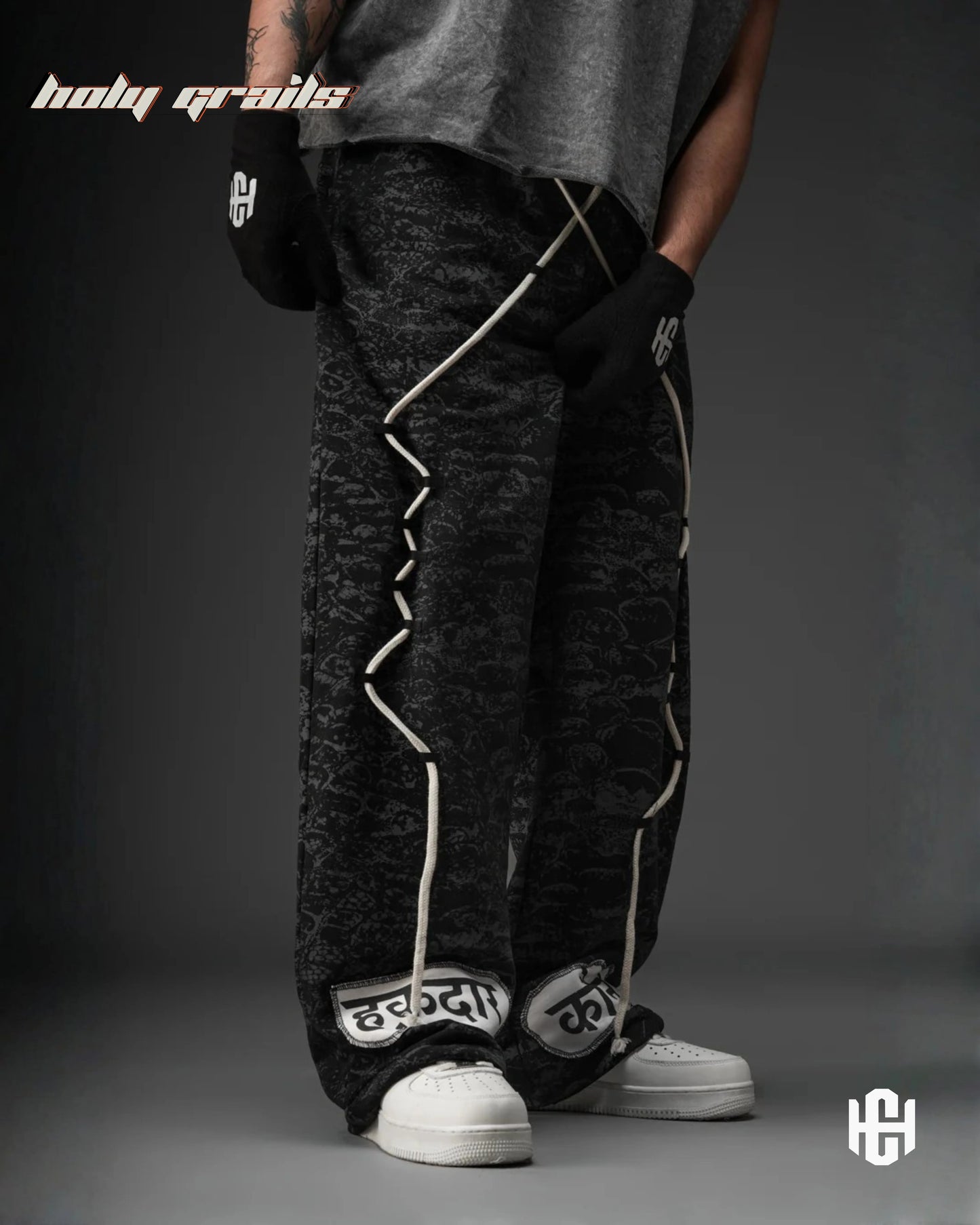Manushya Karam Black Pants HG x Charactr