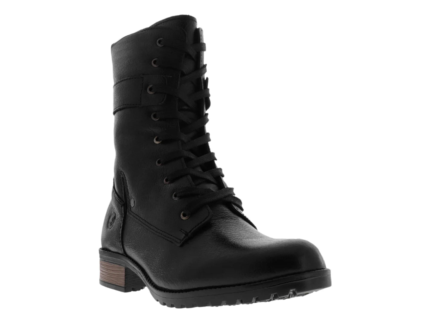 Botas Nevada Piel Sorrento Negro para Mujer