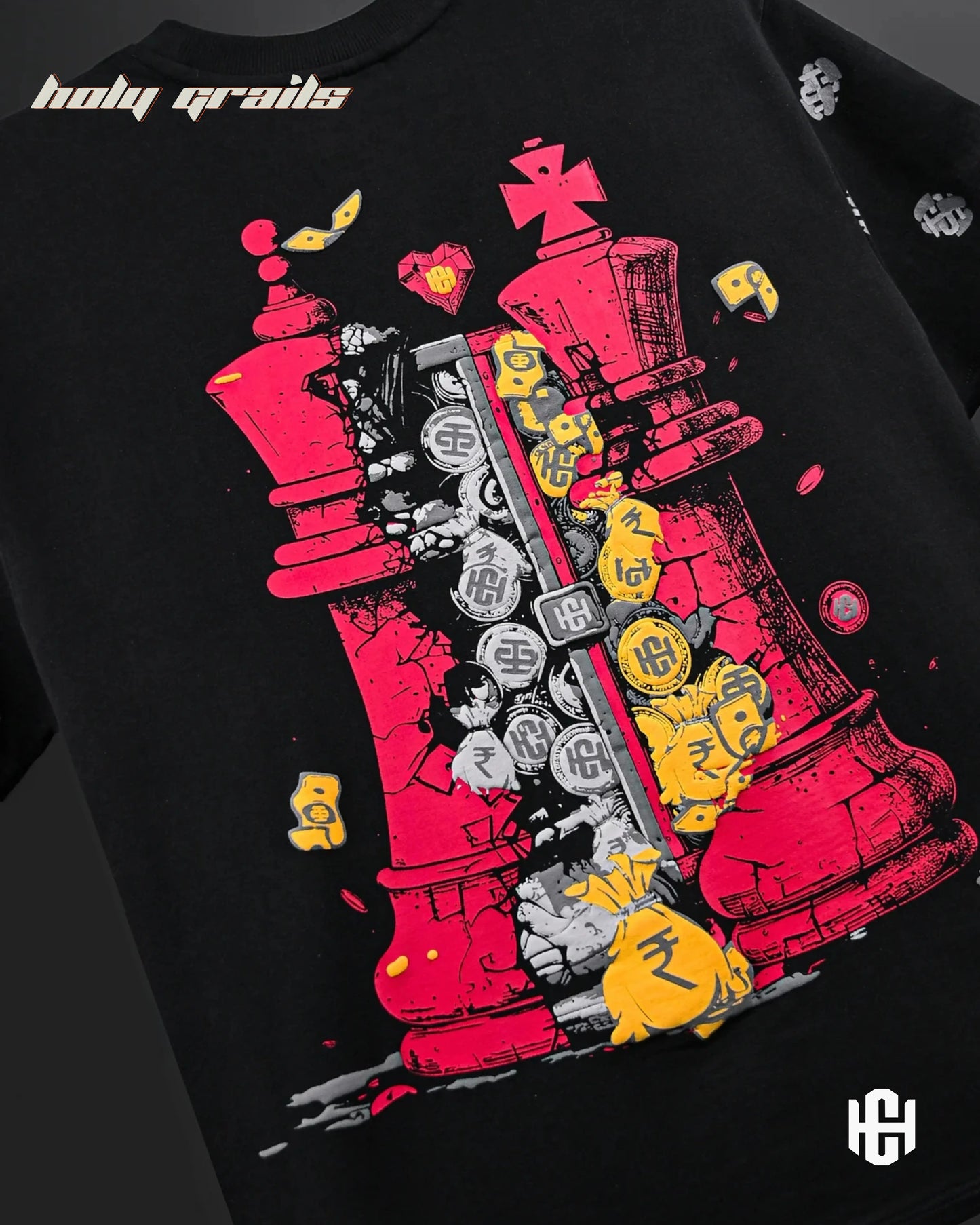 Checkmate Black Graphic Tee HG x Charactr