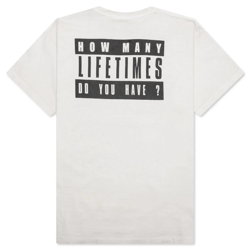 Saint Michael x Denim Tears Lives Tee S S Tee White
