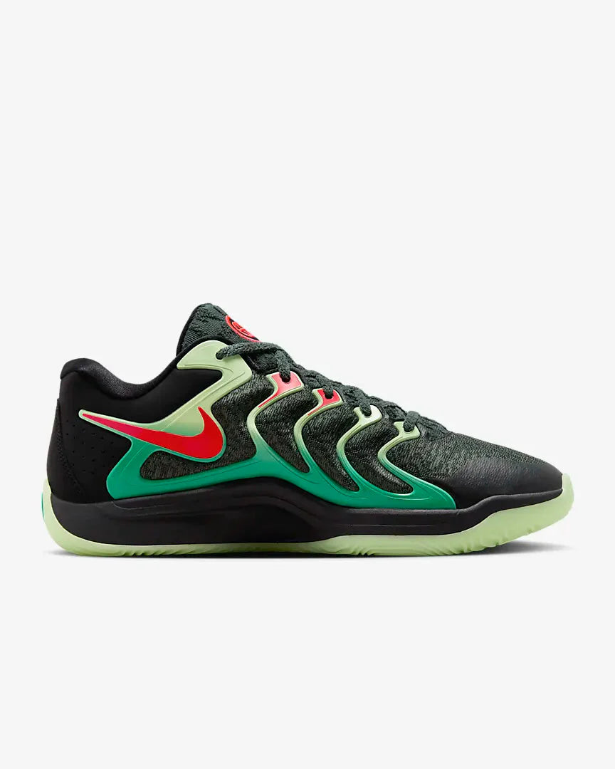 Tenis Nike KD17 Verde Preto Vermelho