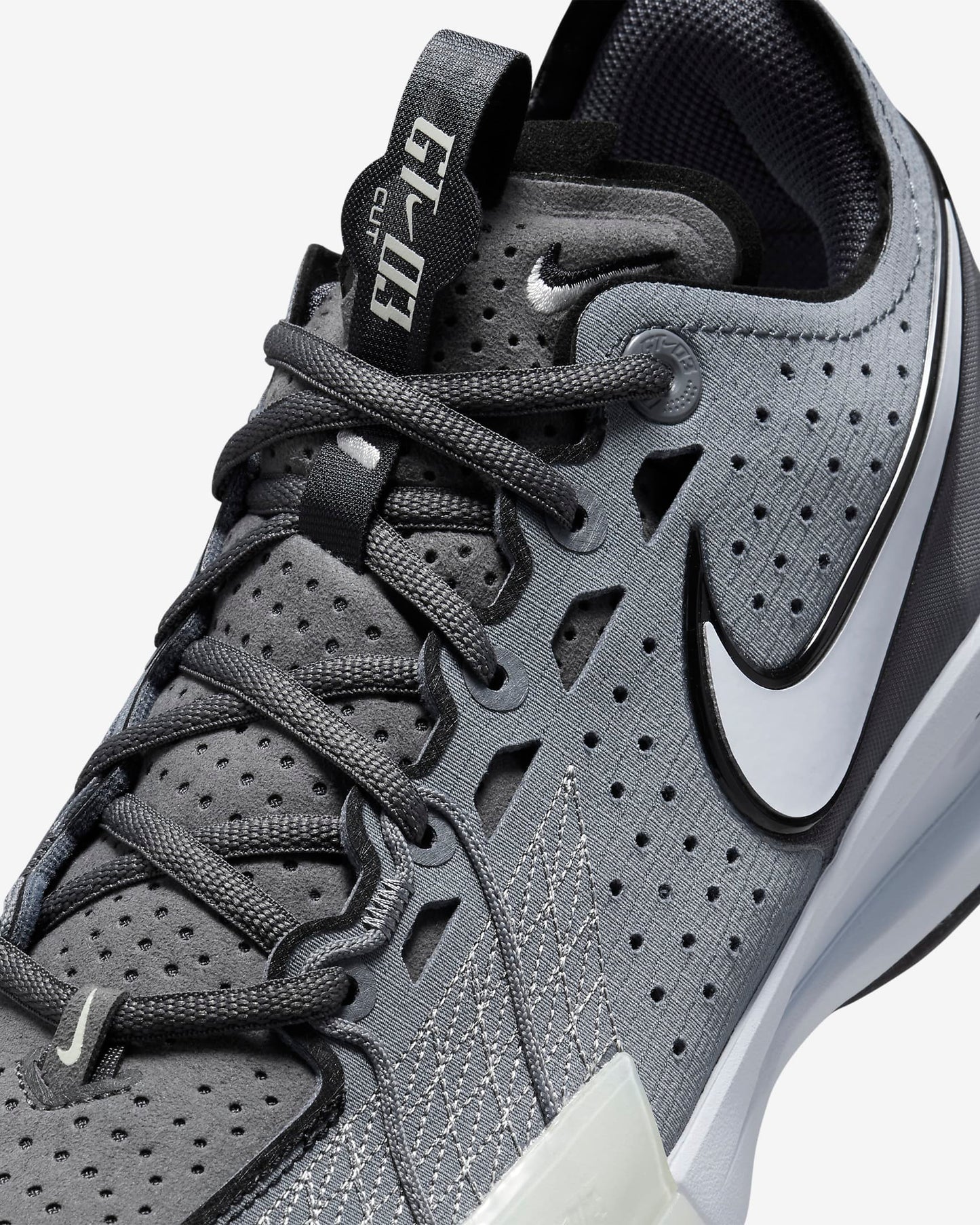 Tênis Nike GT Cut 3 White Gray with Black
