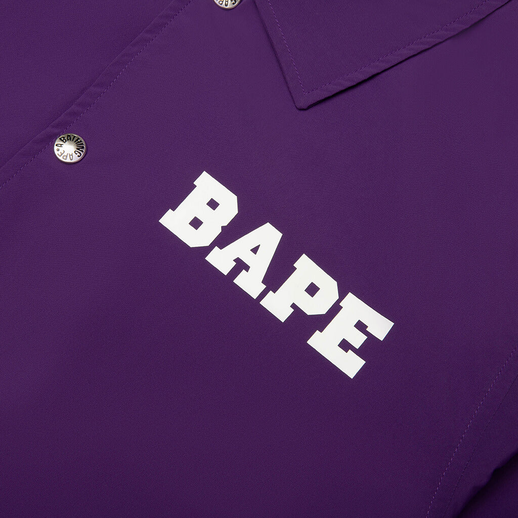 College Coach Jacket Purple