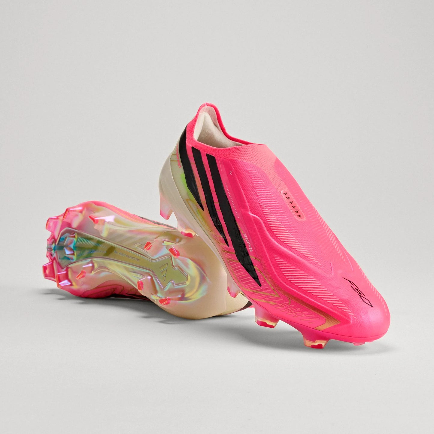 adidas F50 Hyperfast Elite Laceless Firm Ground Mens Soccer Cleats Turquesa Black Gold