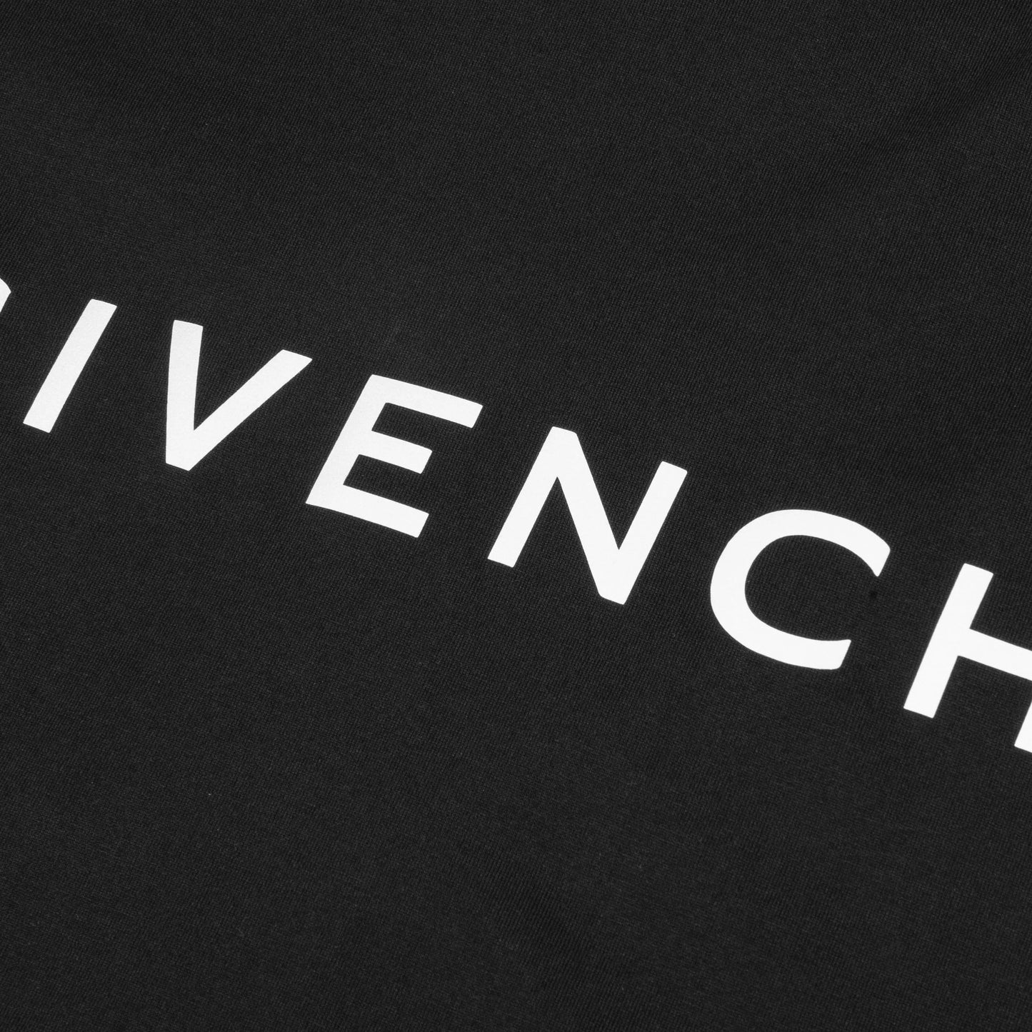 Reflective Slim Fit T Shirt Black