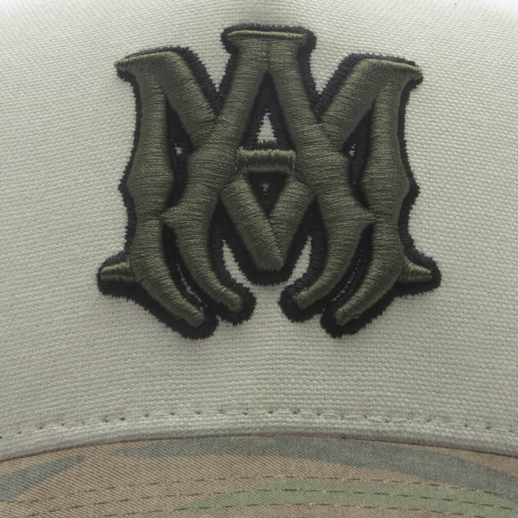 MA Outline Camo Canvas Hat Alabaster