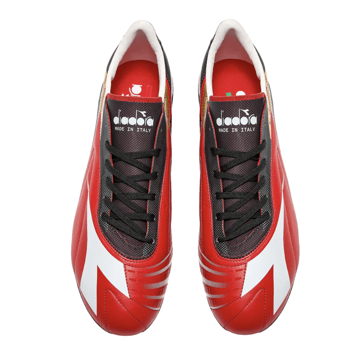 Diadora Maximus Veloce ITA SLX FG Firm Ground Boots Red White Black