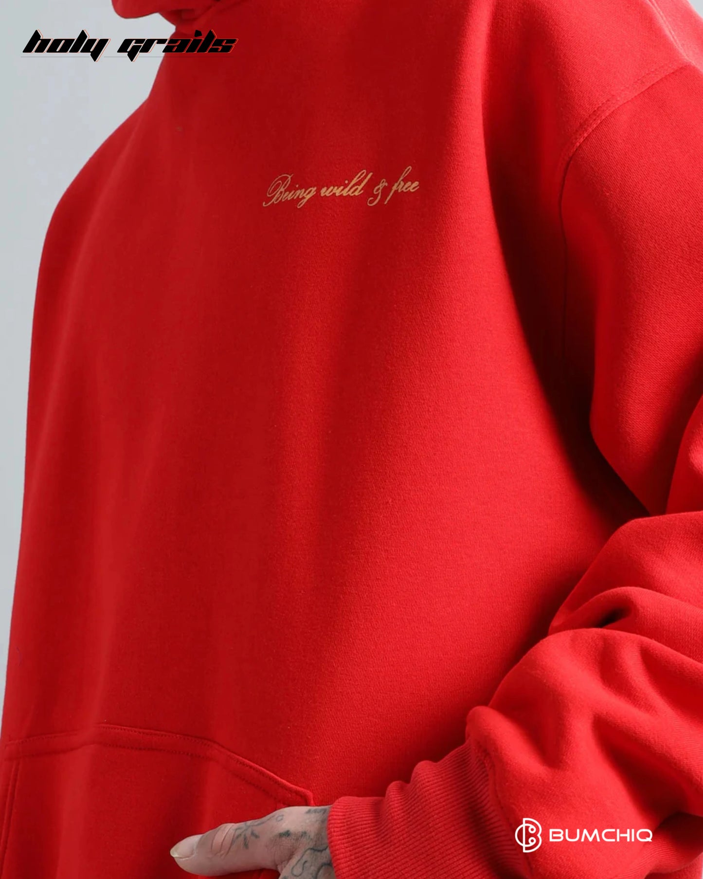 Tiger Roar Red Hoodie HG x Bumchiq