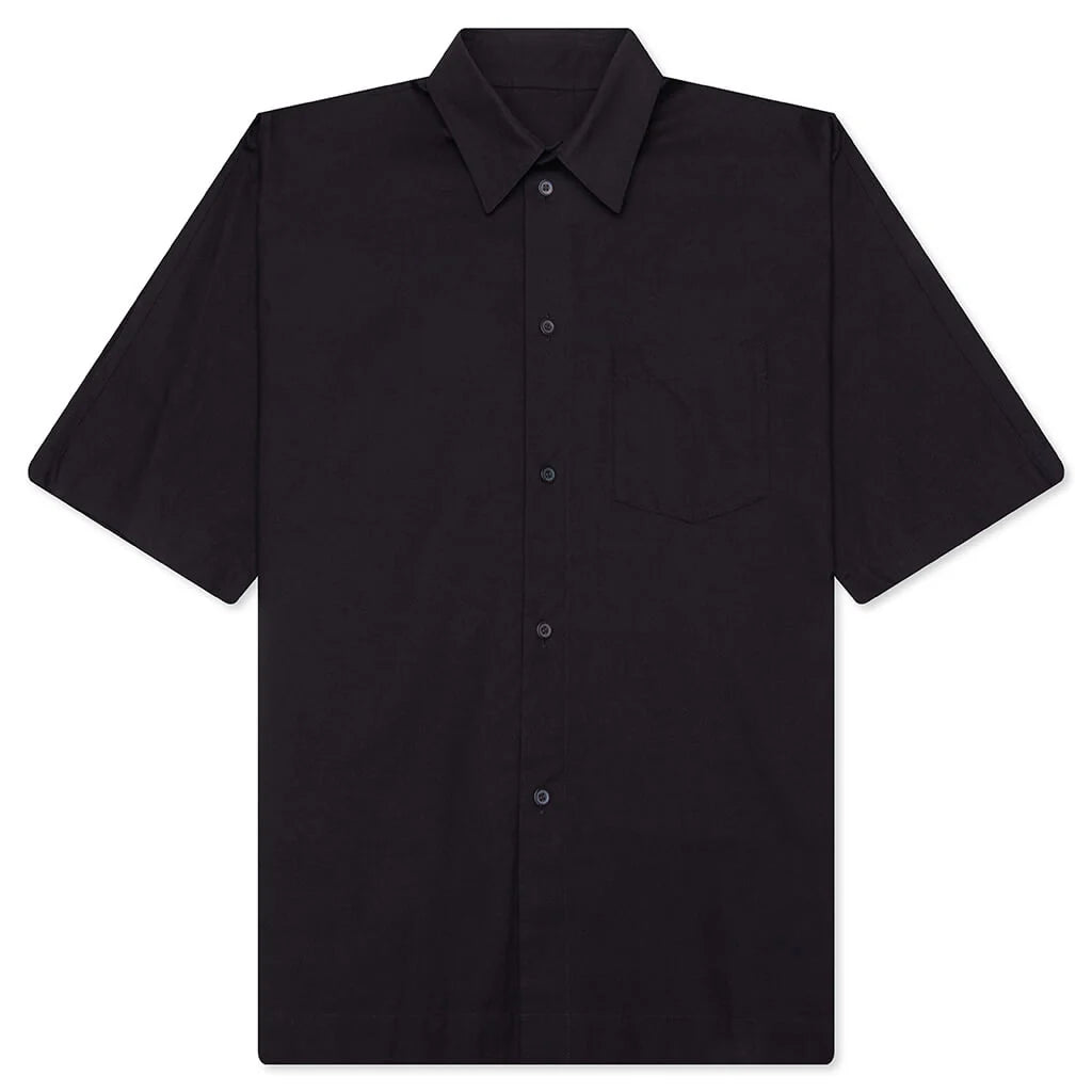 Streamline S S Button Up Shirt Dark Brown