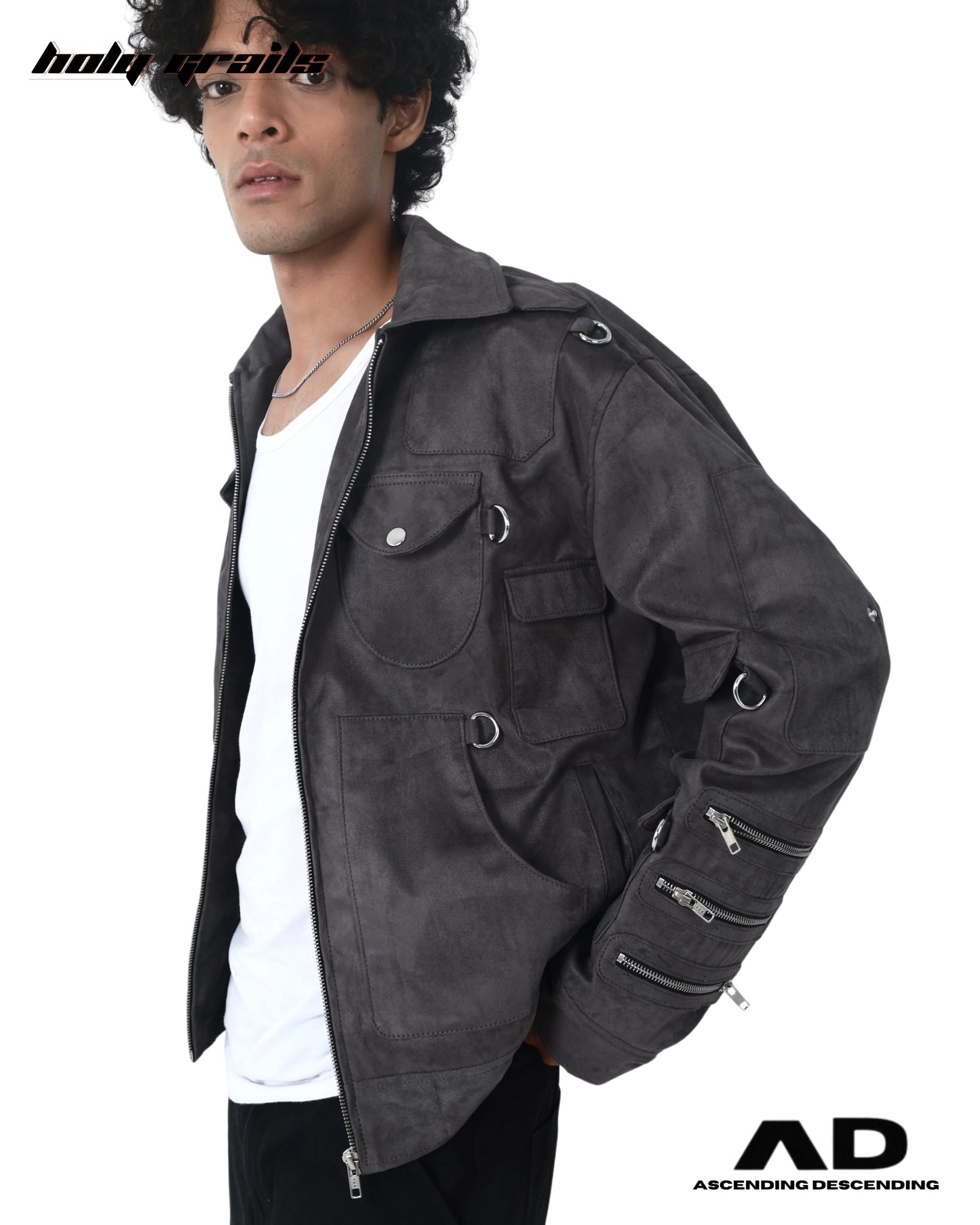 Dirty Money Suede Jacket HG x Ascending Descending