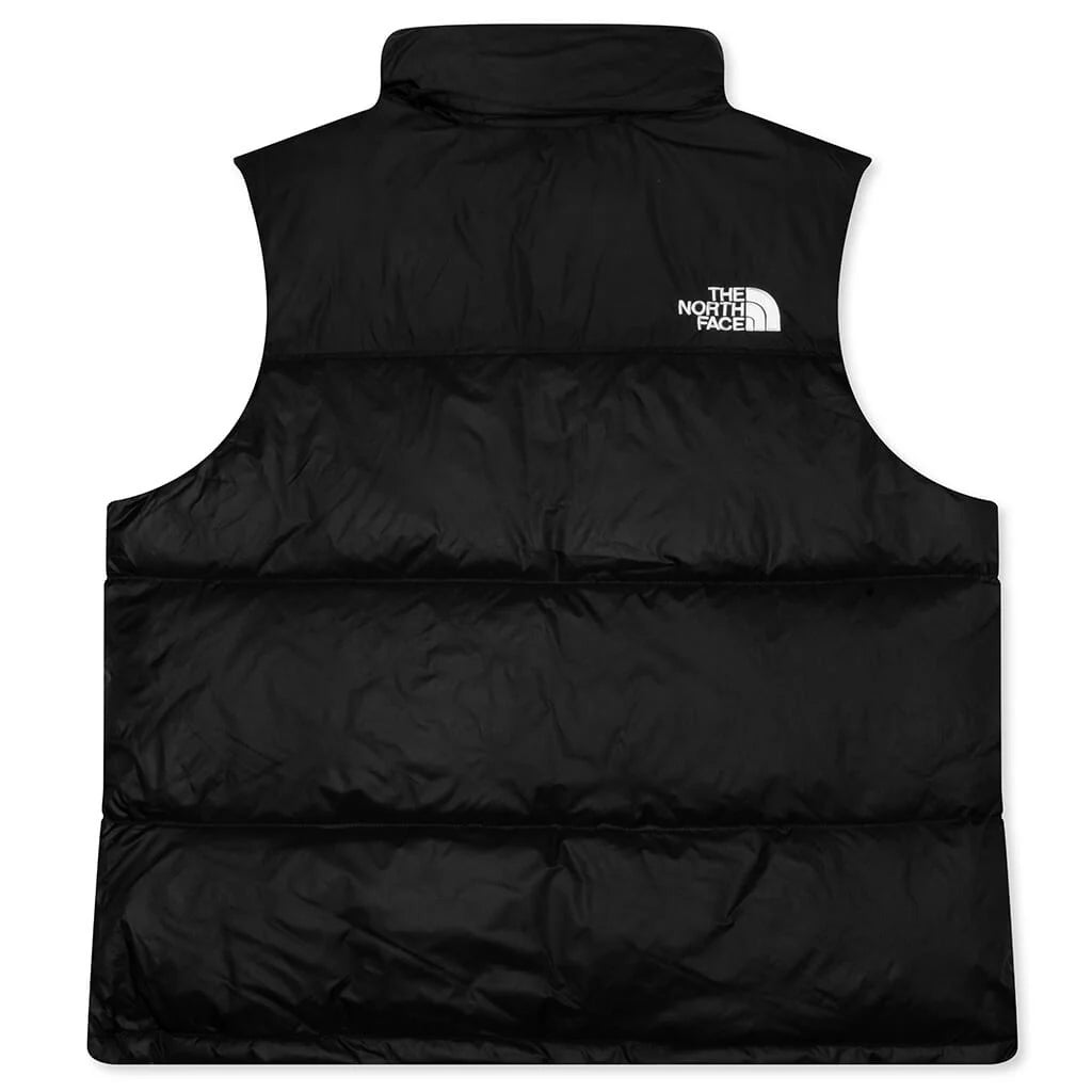 1996 Retro Nuptse Vest Black Red