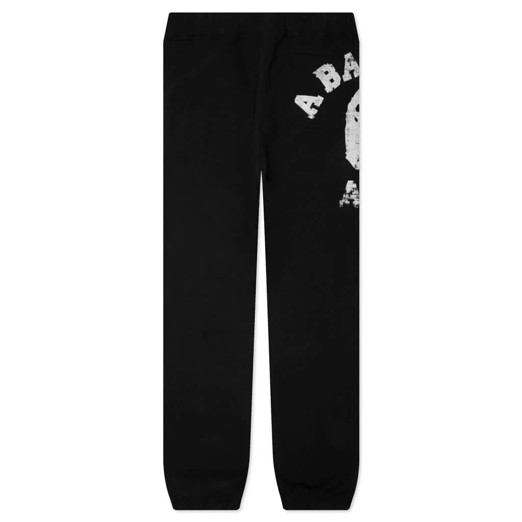 Big College Sweat Pants Black