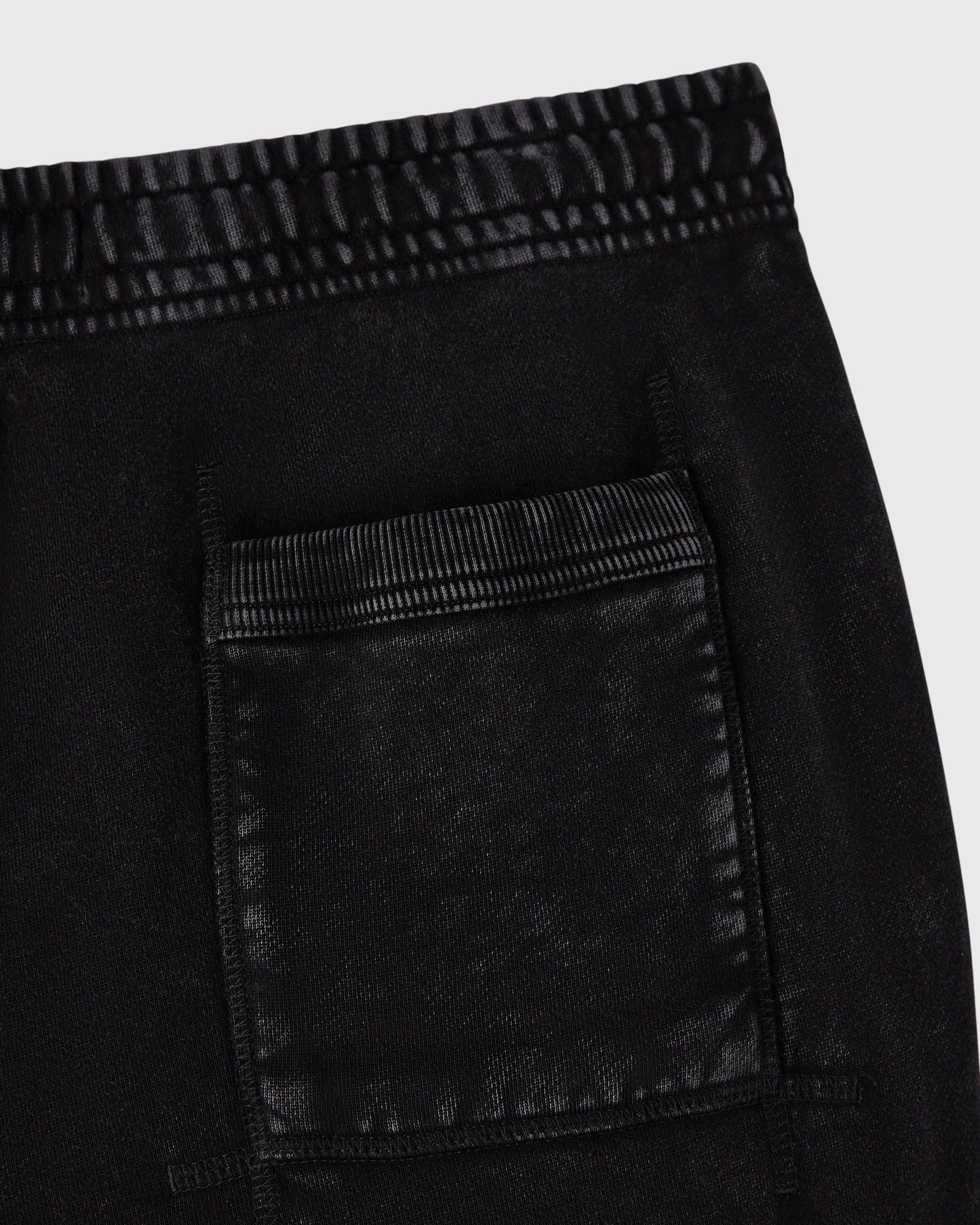 Muskoka Cargo Sweatpant Garment Dyed Black