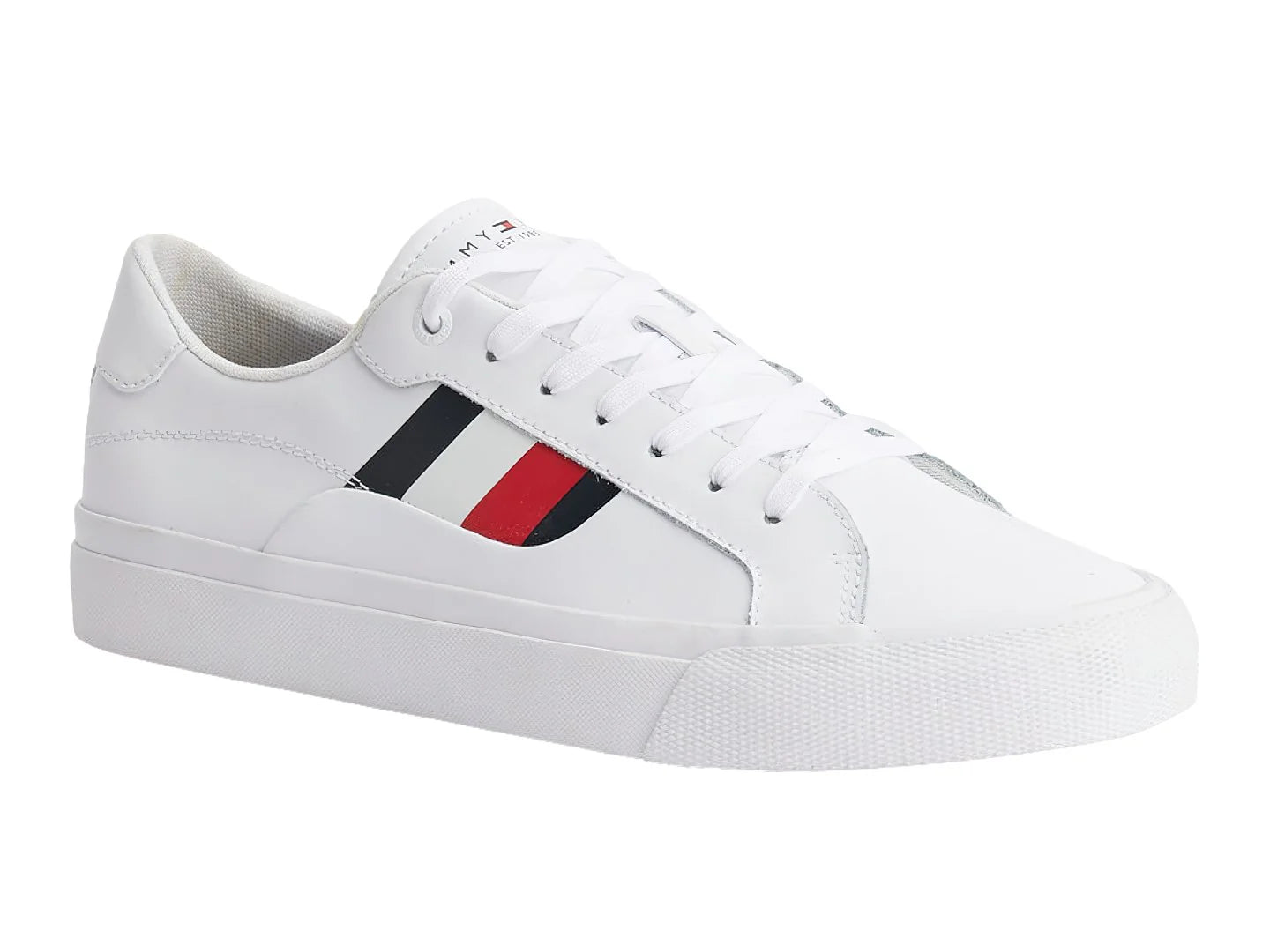 Tenis Tommy Hilfiger Core Stripes Blanco para Hombre