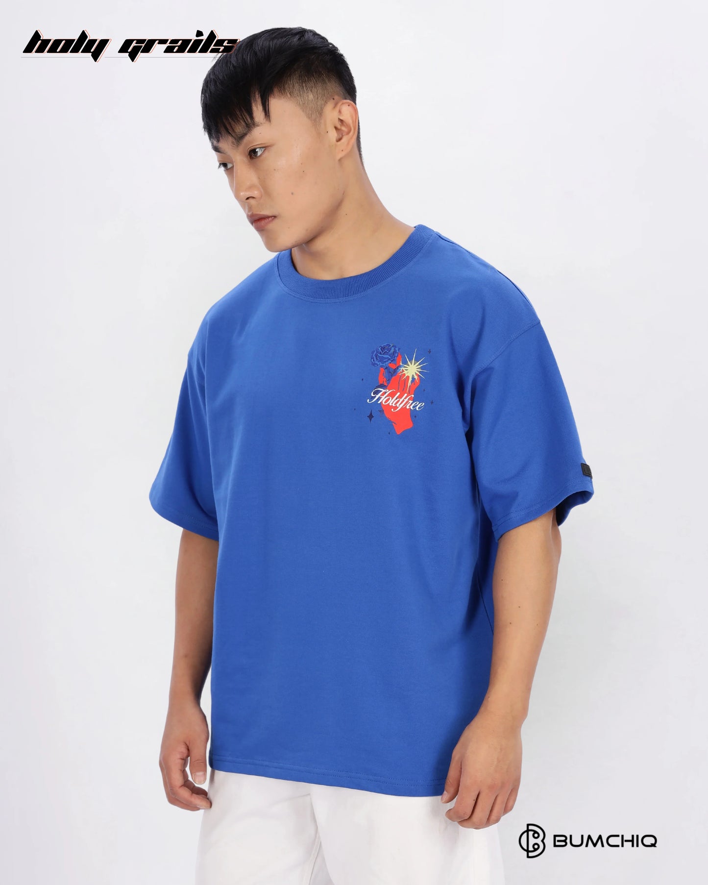 Solo Bitch Blue Oversize Tee HG x Bumchiq