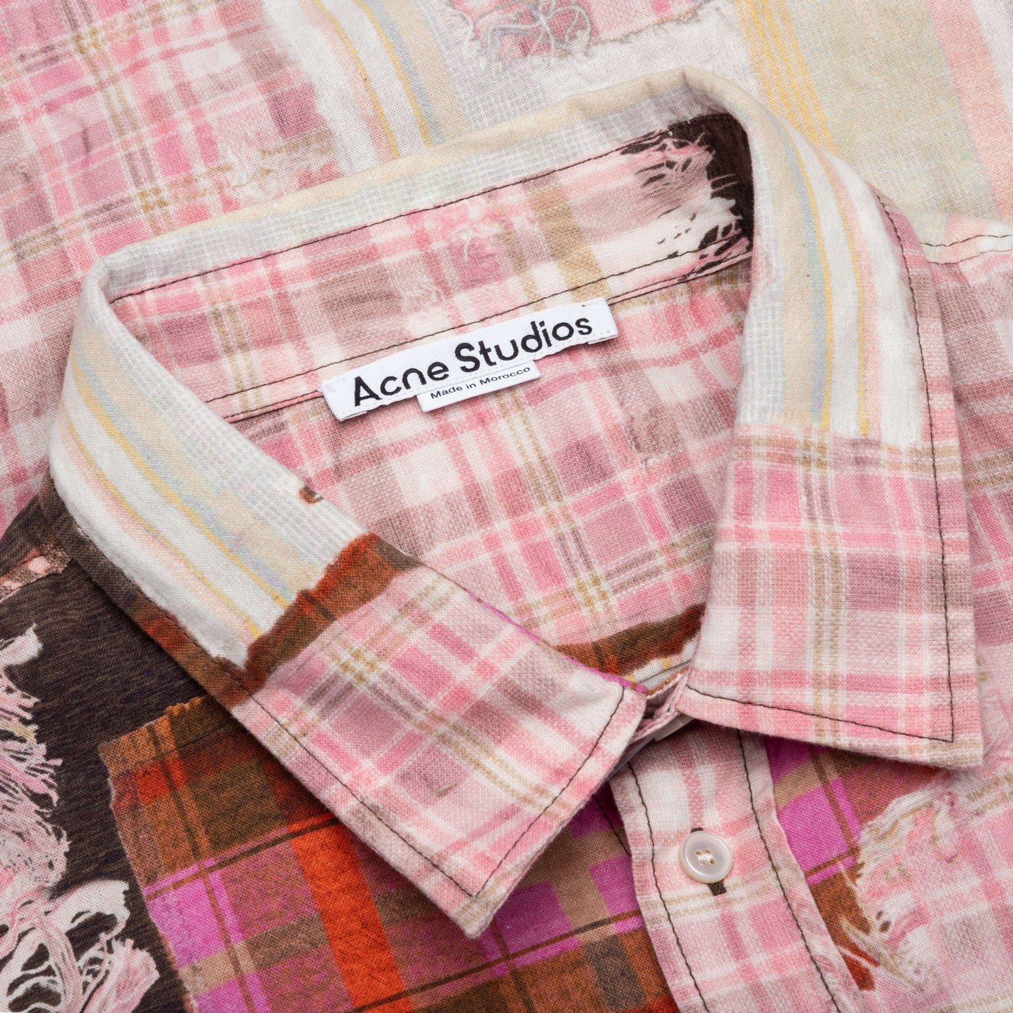 Patchwork Flannel Pink Multi