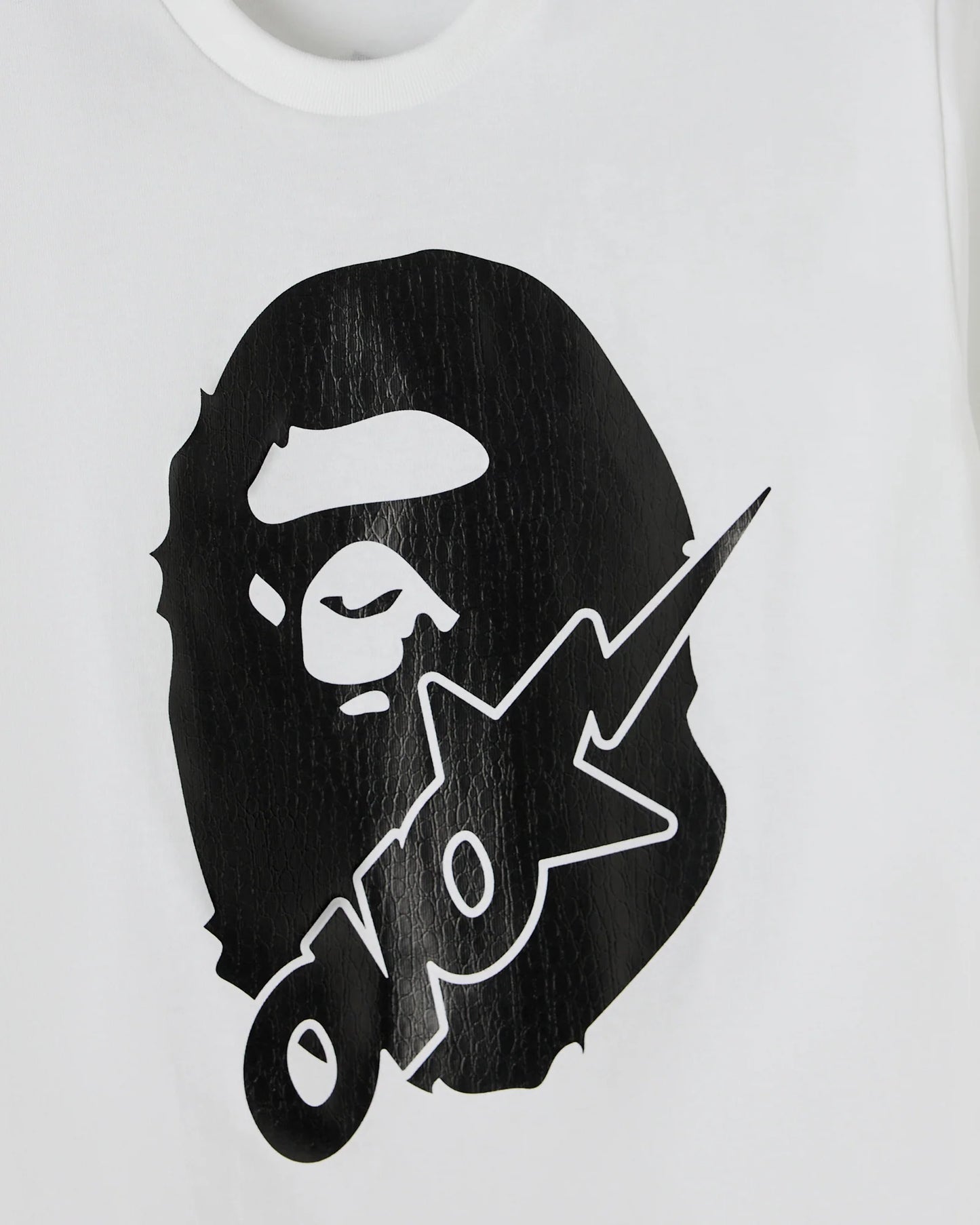 BAPE OVO Sta Crocodile Print Tee White