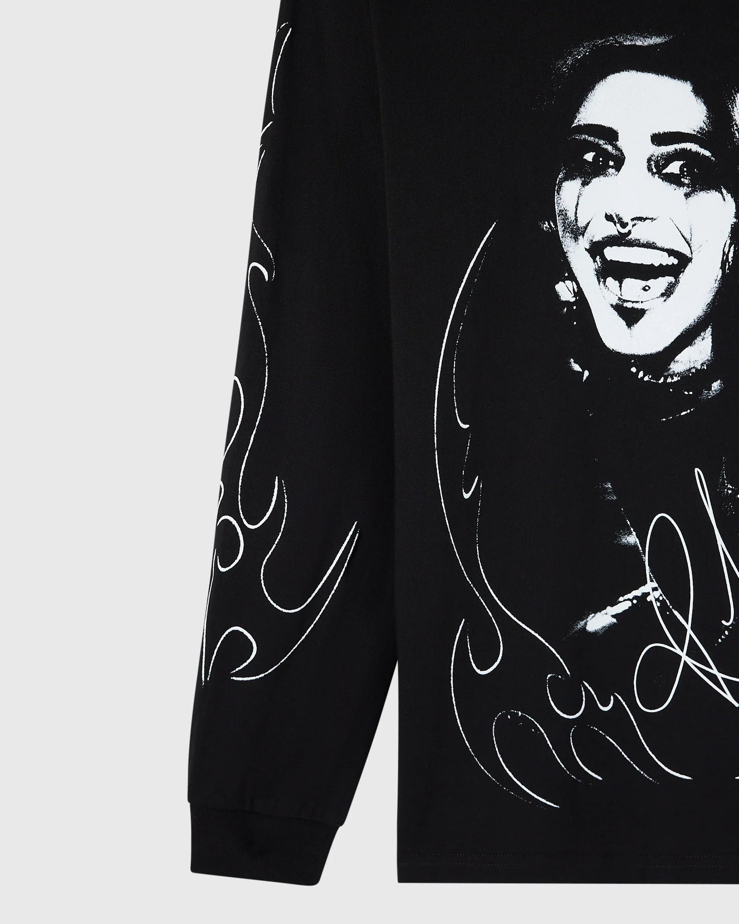 WWE Rhea Ripley Long Sleeve Tee Black