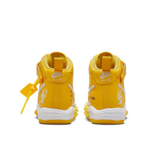 Nike Air Force 1 Mid X Off White SP Leather Varsity Maize