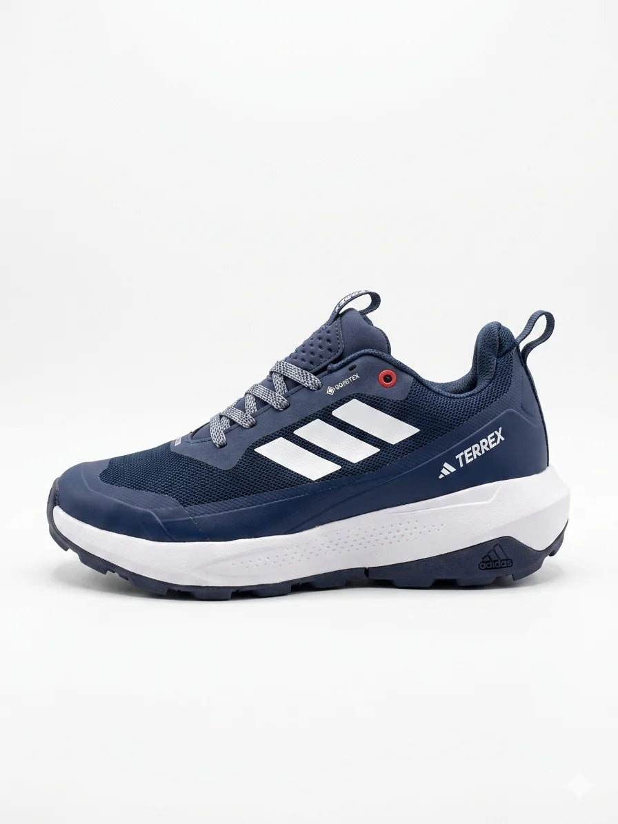 Chaussures de Trail Adidas Terrex Gore Tex Bleu Marine Blanc