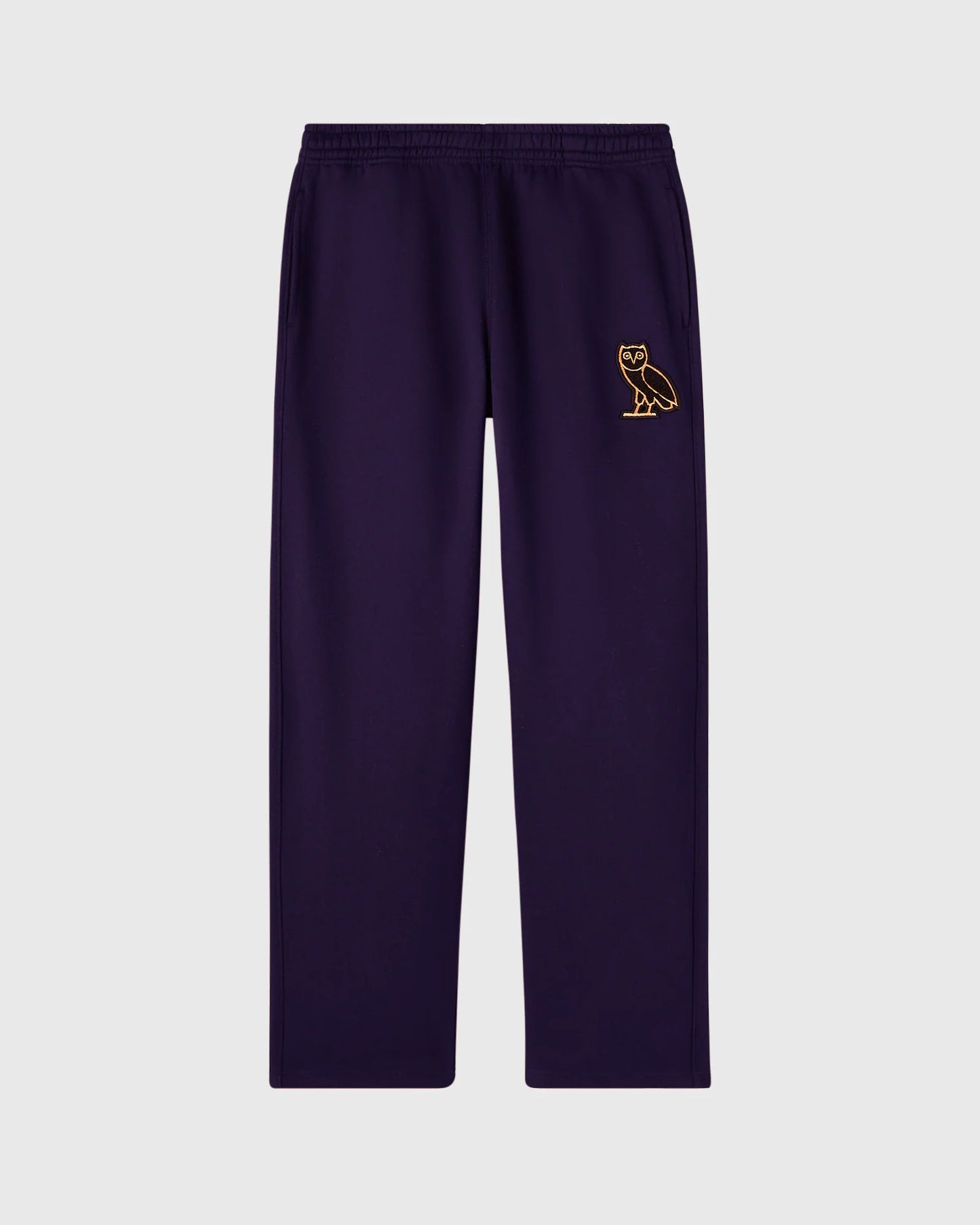 Signature Open Hem Sweatpant Rich Plum