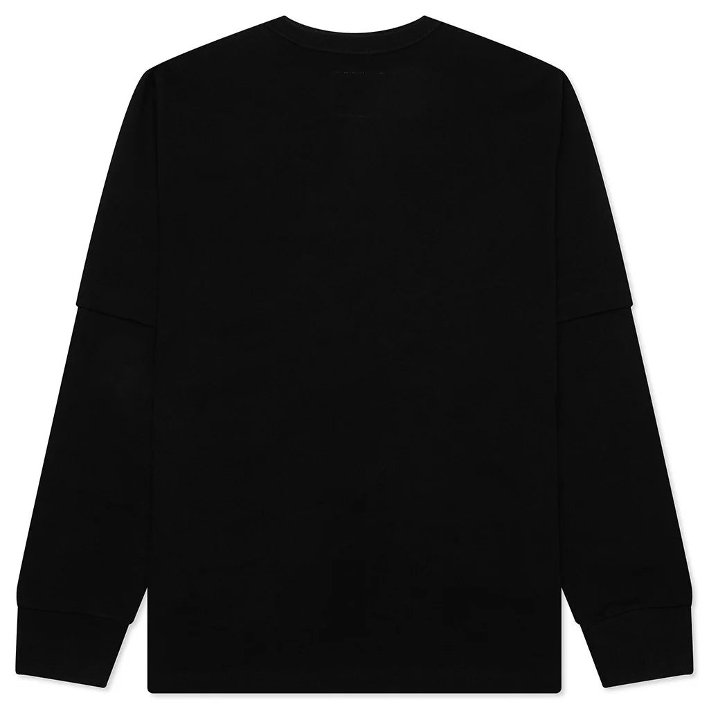 Sacai x Carhartt WIP Cotton Jersey L S T Shirt Black