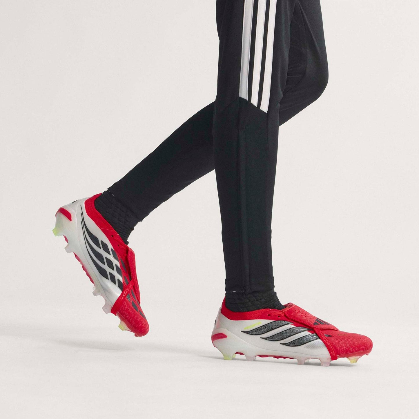 adidas Predator Elite Fold Over Tongue FG Firm Ground Mens Soccer Cleats Lucid Red Black White