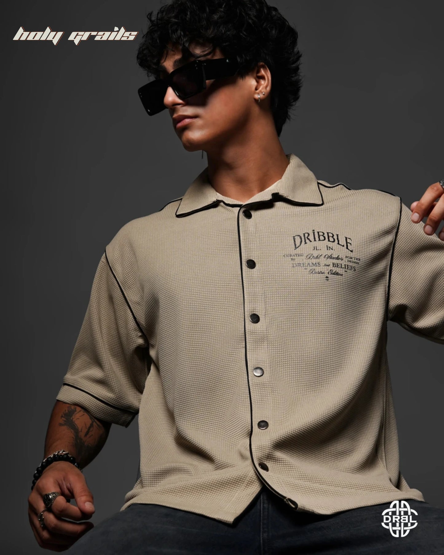 Waffle Sahara Beige Shirt HG x DRBL