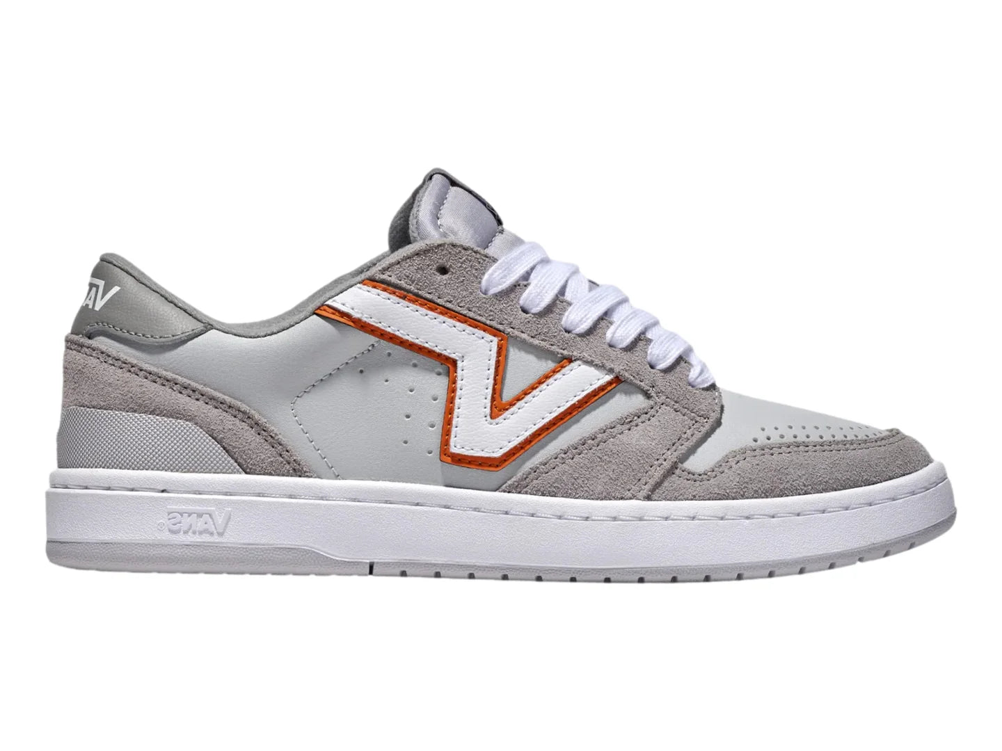 Tenis Vans Lowland 20 Gris y Naranja para Hombre