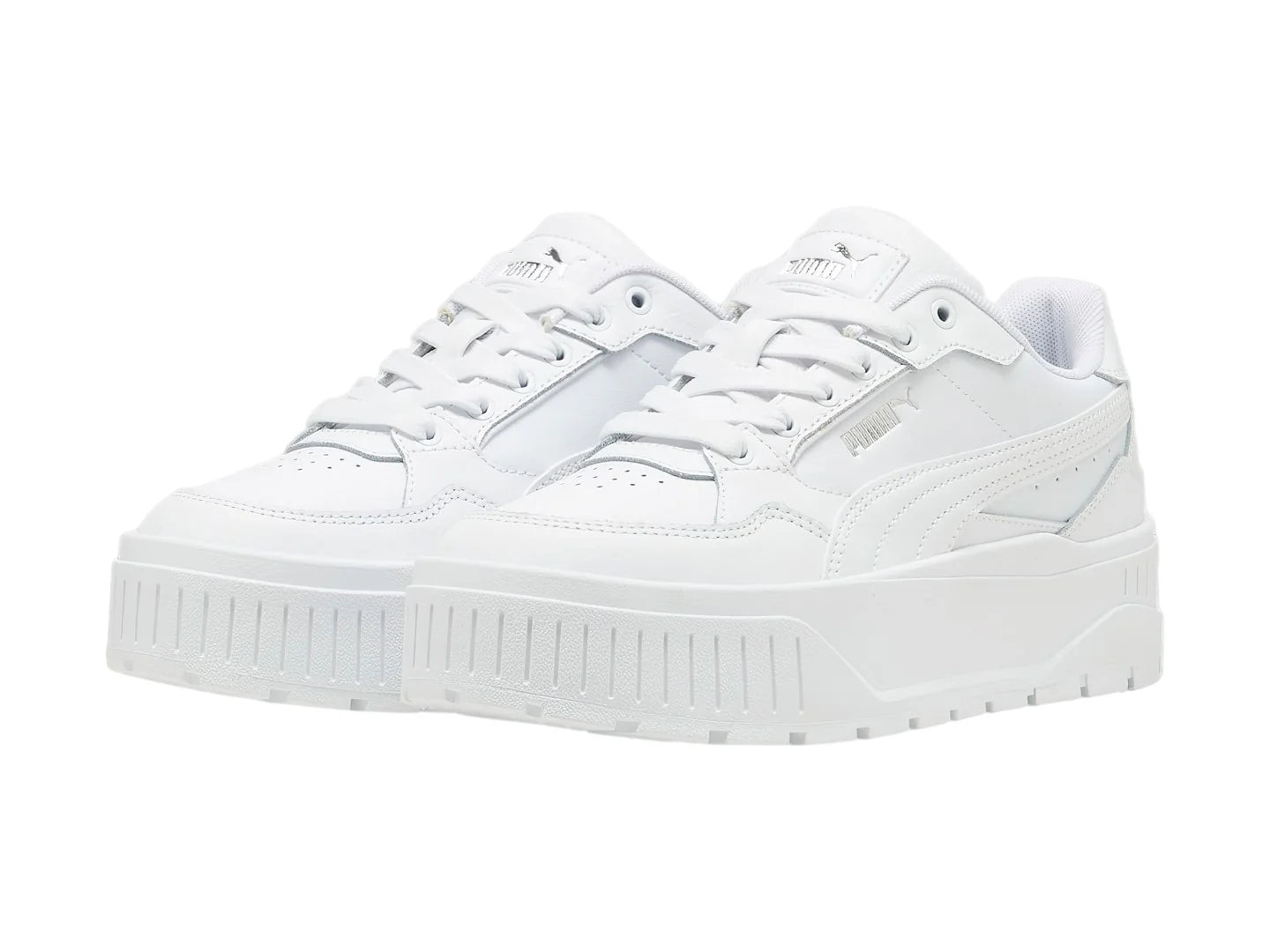 Tenis PUMA Carmen II Idol Blancos y Plata para Mujer