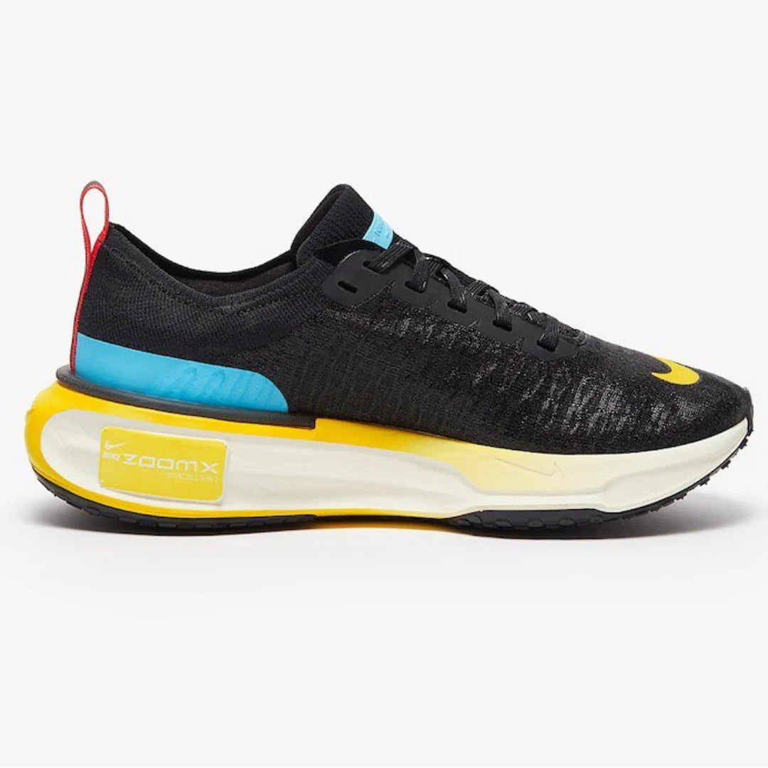 Nike Invincible Run 3 Preto Azul Báltico Amarelo