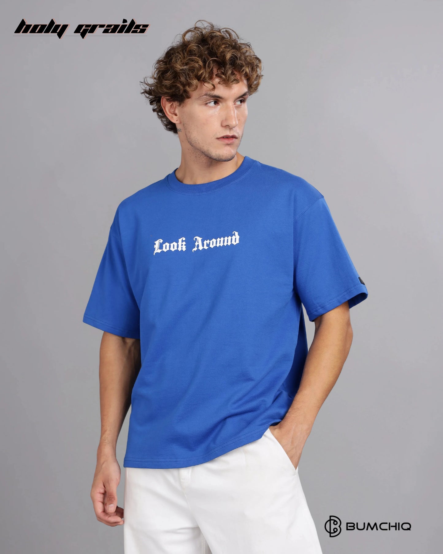 Star Gaze Blue Oversize Tee HG x Bumchiq